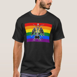 LGBTQIA+ Pride Baphomet T-shirt