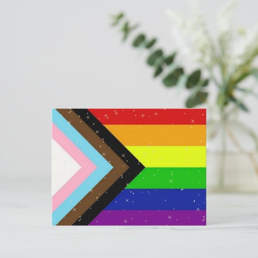 LGBTQIA+ PRIDE BRIEFKAART (Staand voorkant)