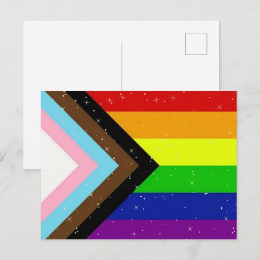 LGBTQIA+ PRIDE BRIEFKAART (Voorkant / Achterkant)