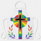 LGBTQIA+ Pride Christelijk Schort (Voorkant)