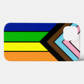 LGBTQIA+ Pride Flag Case-Mate iPhone Case (Achterkant (horizontaal))