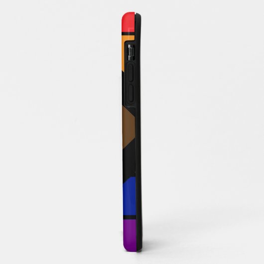 LGBTQIA+ Pride Flag Case-Mate iPhone Case (Achterkant/links)