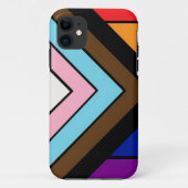 LGBTQIA+ Pride Flag Case-Mate iPhone Case (Achterkant)