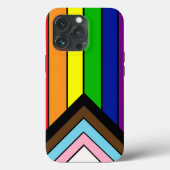 LGBTQIA+ Pride Flag Case-Mate iPhone Case (Achterkant)