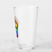 LGBTQIA Pride Flag Glas (Links)