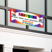 LGBTQIA+ PRIDE Parade en Muur Gepersonaliseerd Spandoek (Buitenkant Gebouw)