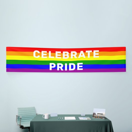 LGBTQIA Pride Regenboog Spandoek (Beurs)