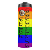 LGBTQIA+ Pride Regenboogvlag Thermosbeker (Voorkant)