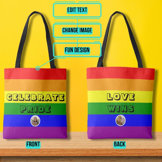 LGBTQIA+ Pride Regenboogvlag Tote Bag