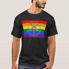 LGBTQIA+ Pride Sigil van Baphomet T-shirt