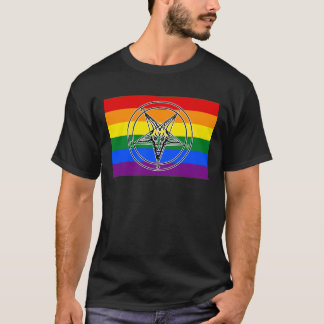 LGBTQIA+ Pride Sigil van Baphomet T-shirt