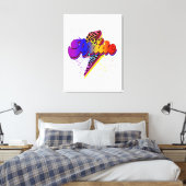 LGBTQIA+ Pride Support Awareness Canvas Afdruk (Insitu (Slaapkamer))