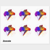 LGBTQIA+ Pride Support Awareness Ronde Sticker (Vel)