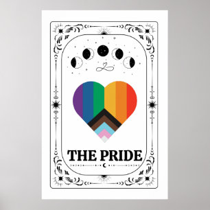 LGBTQIA Pride Tarot Gay Trans Queer Regenboog Zodi Poster