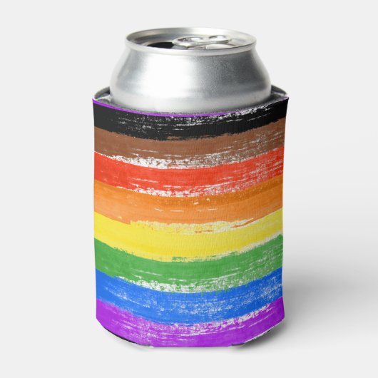 LGBTQIA+ Pride Verf Blikjeskoeler (Blikje Voorkant)