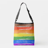 LGBTQIA+ Pride Verf Crossbody Tas (Achterkant)