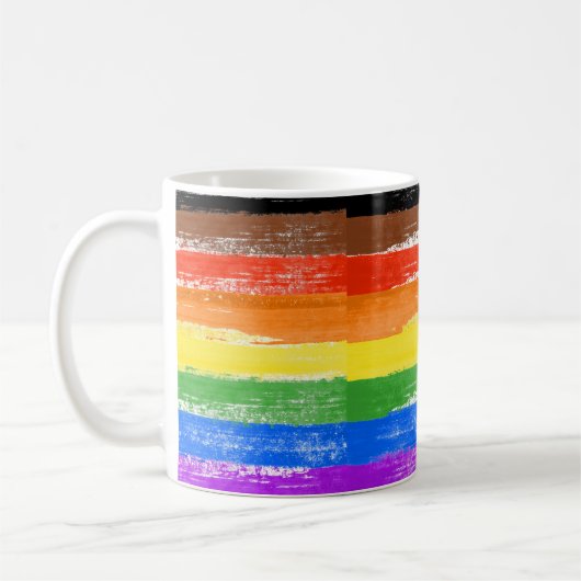 LGBTQIA+ Pride Verf Koffiemok (Links)
