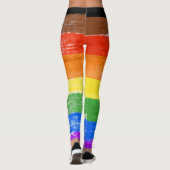 LGBTQIA+ Pride Verf Leggings (Achterkant)