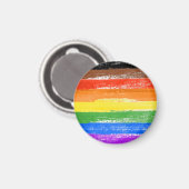 LGBTQIA+ Pride Verf Magneet (Voorkant / Achterkant)