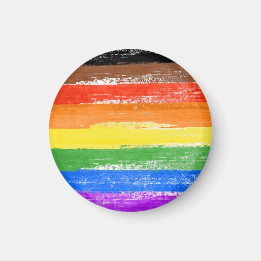 LGBTQIA+ Pride Verf Magneet (Voorkant)
