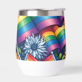 LGBTQIA+ Pride Vlaggen, Regenbogen, Bloemen (Links)