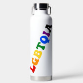 LGBTQIA Pride Water Fles (Voorkant)