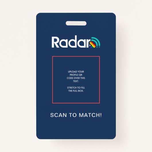 LGBTQIA+ - RadarQR-badge Badge (Voorkant)