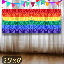 LGBTQIA Rainbow Flag Classic Queer Gay Pride Flag Spandoek