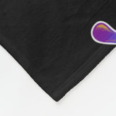 LGBTQIA Rainbow Pride Mushroom Patroon Fleece Deken (Hoek)