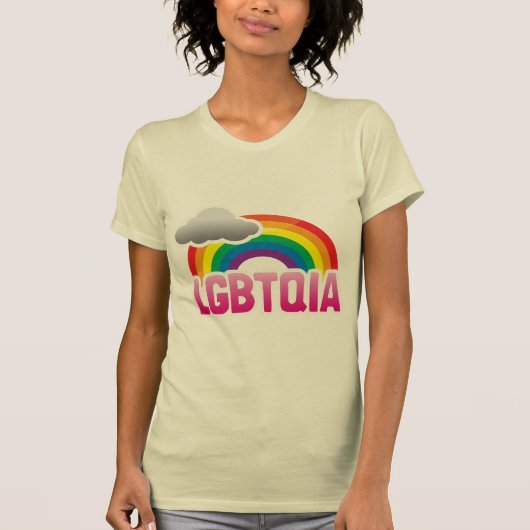 LGBTQIA RAINBOW T-SHIRT (Voorkant)