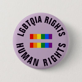 LGBTQIA rechten van de mens Ronde Button 5,7 Cm