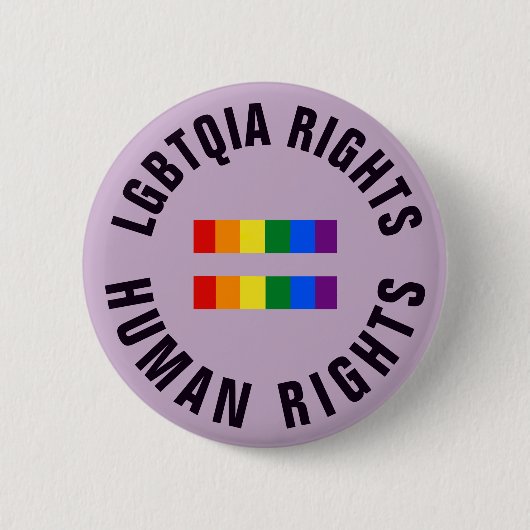 LGBTQIA rechten van de mens Ronde Button 5,7 Cm (Voorkant)