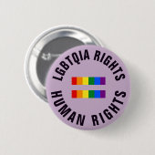 LGBTQIA rechten van de mens Ronde Button 5,7 Cm (Voorkant /achterkant)