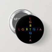 LGBTQIA RONDE BUTTON 5,7 CM (Voorkant /achterkant)