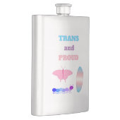 LGBTQIA Transgender Pride Caterpaal naar vlinder Flacon (Rechts)