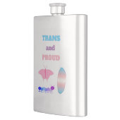 LGBTQIA Transgender Pride Caterpaal naar vlinder Flacon (Links)