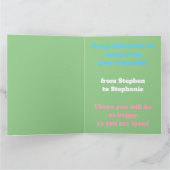 LGBTQIA Transgender Pride Caterpaal naar vlinder Kaart (Binnen)