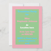 LGBTQIA Transgender Pride Caterpaal naar vlinder Kaart (Achterkant)