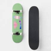 LGBTQIA Transgender Pride Caterpaal naar vlinder Persoonlijk Skateboard (Voorkant)