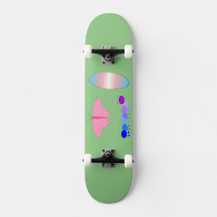 LGBTQIA Transgender Pride Caterpaal naar vlinder Persoonlijk Skateboard