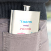 LGBTQIA Transgender Pride Rups naar Vlinder Flacon (Voorbeeld)
