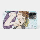 LGBTQIA+ Vrouwen Kust Waterverf Art Case-Mate iPhone Case (Achterkant (horizontaal))