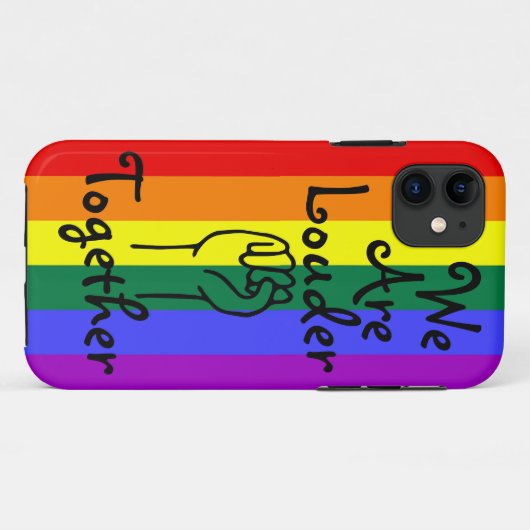 LGBTQIA+ We zijn meer bij elkaar Case-Mate iPhone Case (Achterkant (horizontaal))