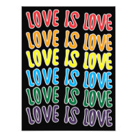 LgbtqLove is Liefde Typografie