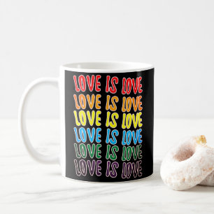 LgbtqLove is Liefde Typografie Koffiemok