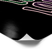 LgbtqLove is Liefde Typografie Perfect Poster (Hoek)