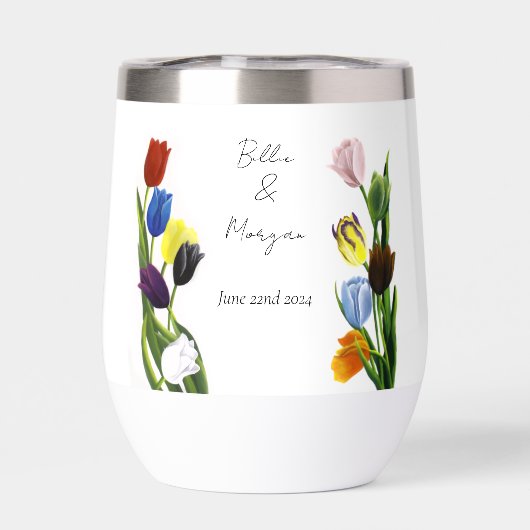 LGBTQplus Tulpen Bloemen (Achterkant)