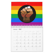 LGBTQPOC Pride Button keramische kerstbal Kalender (Jan 2027)