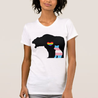 LGBTQUIA+ Beer ter bescherming van het trans-beer T-shirt