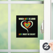 LGBT's moeten zwijgend toekijken wanneer haat oud Raamsticker (Huis)